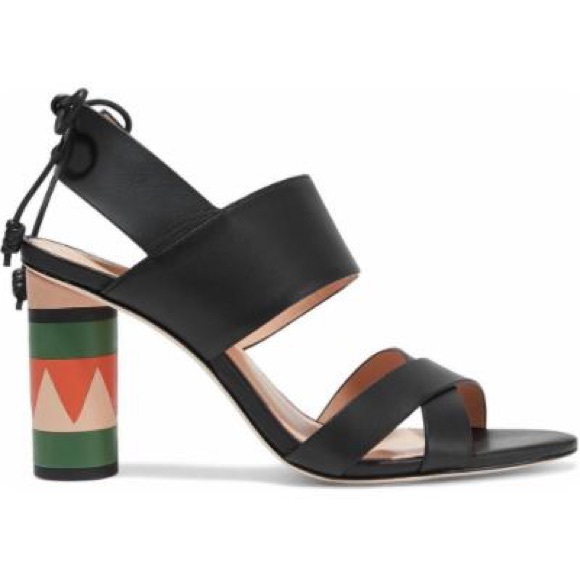 Ulla Johnson Milou Heel in Black - Picture 1 of 4